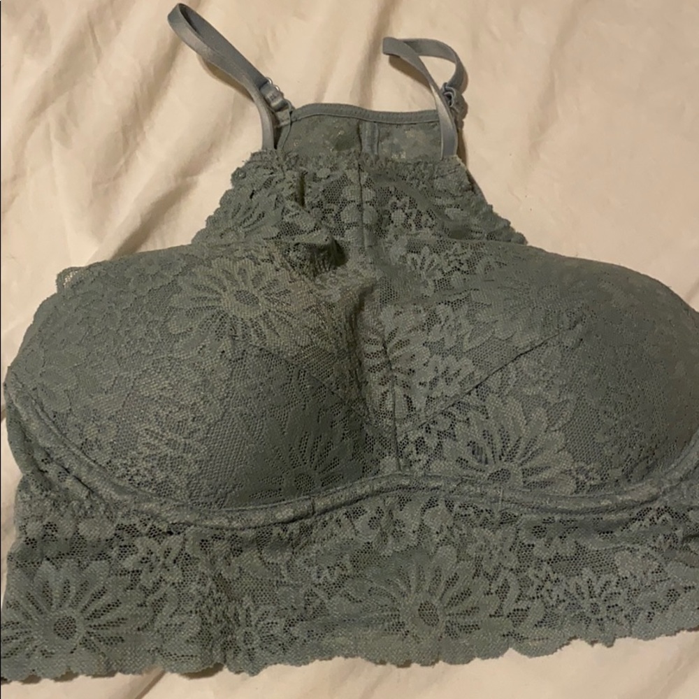 Off green PINK bra